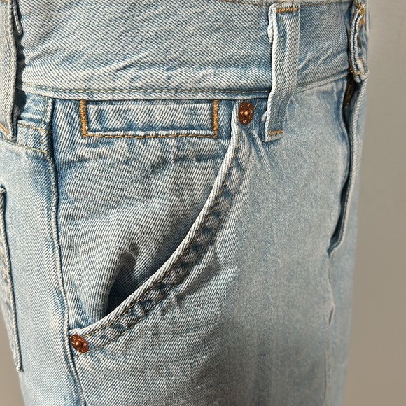 Levi’s White Wash Midi Side Slit Skirt size 27 - Picture 10 of 16